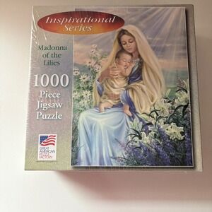 Madonna of the Lilies Great American Puzzle Factory 1000 Piece Jigsaw Puzzle